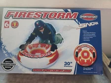 1 Sportstuff Firestorm 30" Snow Tube Sledding Heavy Gauge PVC with Handles NEW