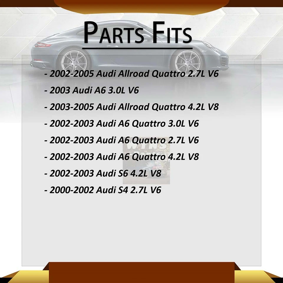 Extremos de barra de amarre exterior interior delantero 4 piezas para Audi Allroad Quattro 2002-2005 Foto 2 de 4