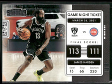 2021-22 Panini Contenders - Game Night Ticket #11 James Harden