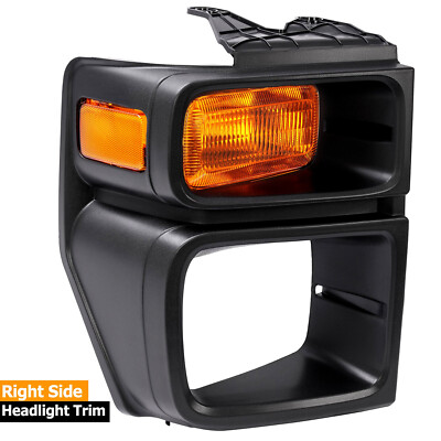 Headlight Trim Bezel For Ford E150 E250 E350 2008-2014 Right Side Turn Signal