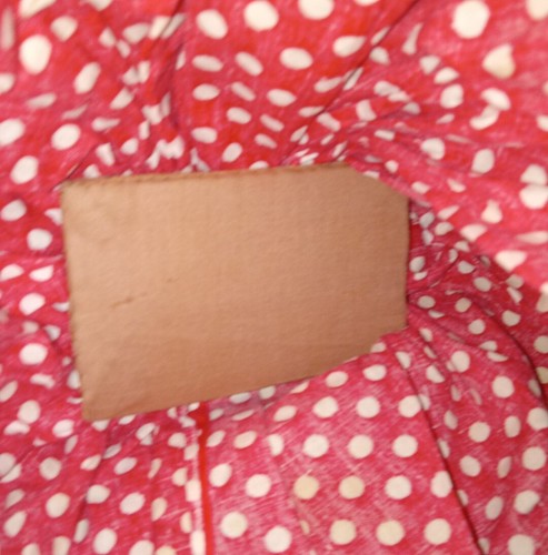 Primitive Plush Doll african american Red polka dot Dress Shelf Sitter Vintage - Picture 5 of 7