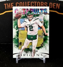 2021 Panini Origins Football ZACH WILSON Rookie Catapults #17 - NY Jets