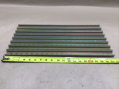 IBOCO OMEGA3/F DIN RAIL SLOTTED ELECTRICAL TRACK Lot Of 8 20.75  #76A7