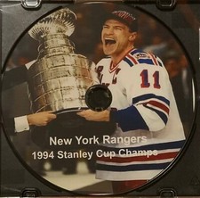 1994 Stanley Cup New York Rangers - Brian Leetch MVP - Mark Messier