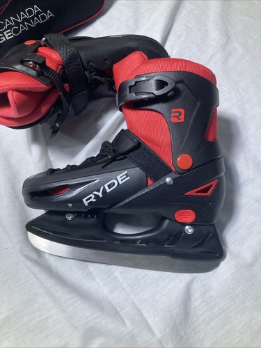 Patines de hielo ajustables Ryde para niños talla 3,4,5,6 hebilla de bloqueo juvenil hockey 🔥🔥 - Imagen 2 de 6