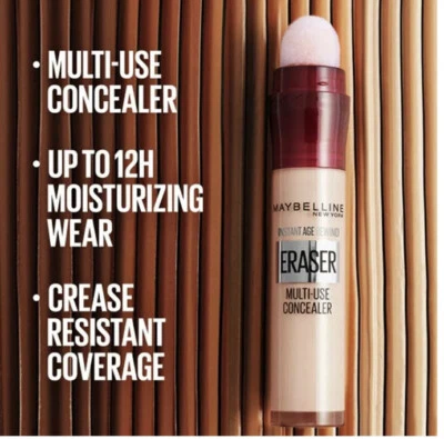 Maybelline Eraser Colour Correcting Concealer Brightens Dark Circles Genuine - Image 1 of 4