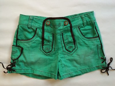 Stockerpoint Jeans Short Roxy green river 34 36 38 40 grün Tracht Hot Pants sexy