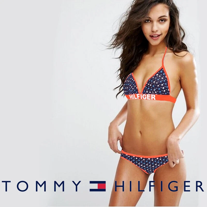 NWT Tommy Hilfiger Triangle Bikini Swim | eBay