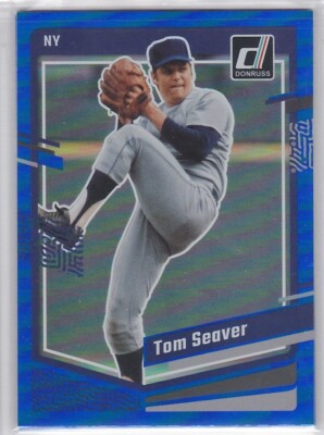 2023 Donruss Tom Seaver #190 Blue Holo