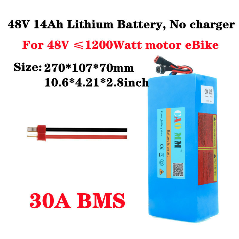 E-Bike Akku 36V 14Ah UBETTER E-Bike Akku 36V/48V – 10AH Bis 20AH Lithium- Batterie Mit Ladegerät Für 0-1000W Motoren UBETTER Akku