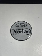 Norton Villiers 06-0499 Badge Emblem - Gas Fuel Tank - Tailpiece Fastback 750 UK