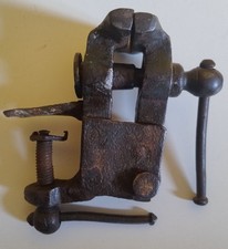 Morsa da Banco ANTICA Falegname 1700  Antique Clamp on bench 18th Cent. OTTIMA  