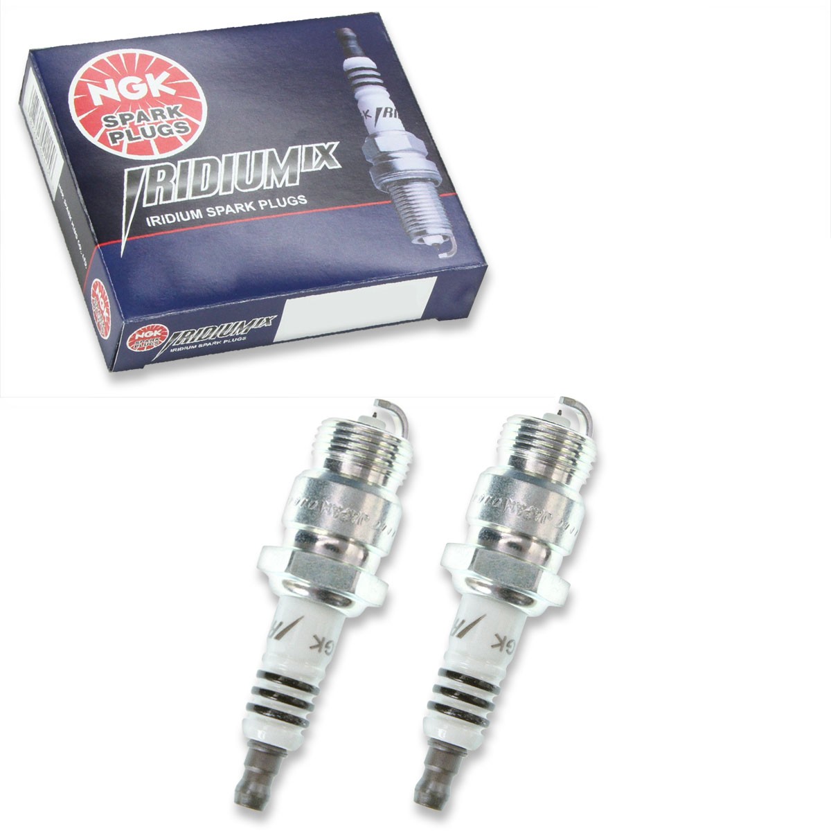 2 pc NGK 7510 WR5IX Iridium IX Spark Plugs for DR9BPX DR8BPX DR7BP APP5125 if