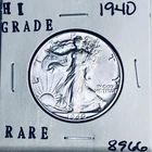 1940 LIBERTY WALKING SILVER HALF DOLLAR HI GRADE U.S. MINT RARE COIN 8966