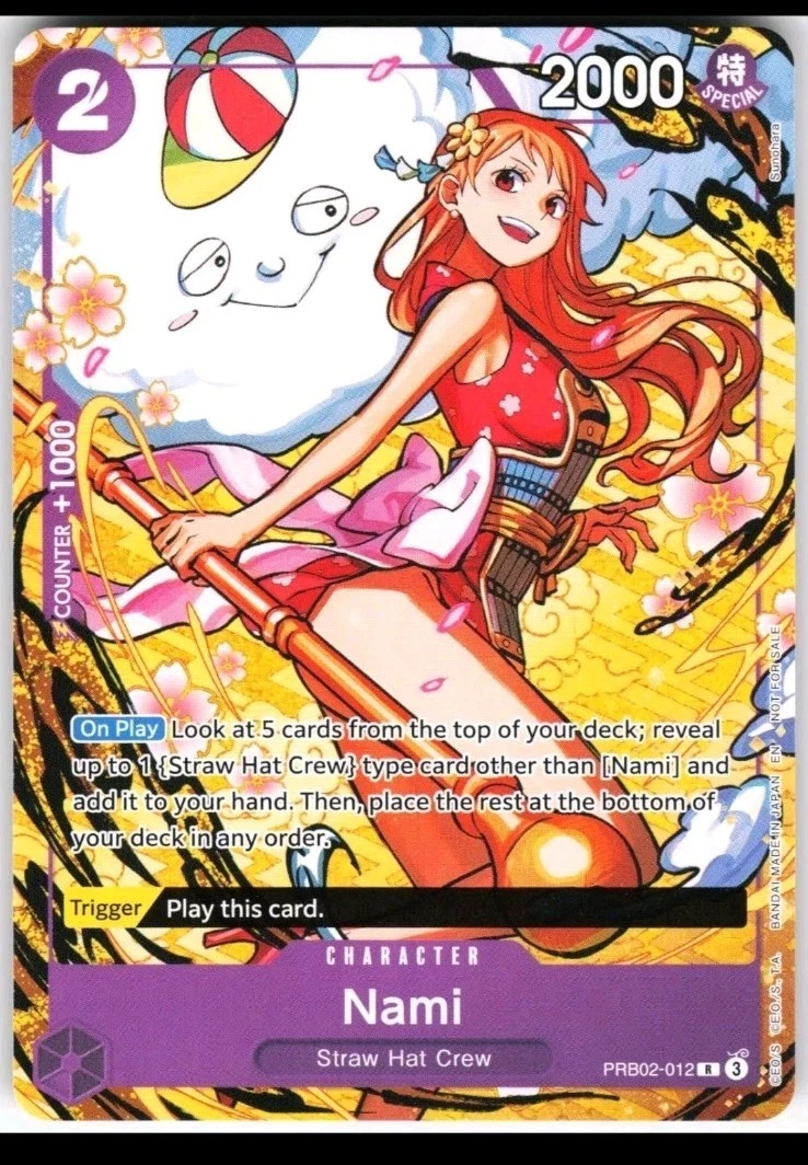 Nami PRB02-012 One Piece Promotion Cards for sale | eBay