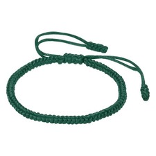 Lucky Handmade Braided Rope String Bracelet, Protection Bracelet, Olive Green
