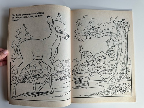 1993 Walt Disney's BAMBI Big Color/Activity Book #4041 A Golden Book Unused - Bild 6 von 13