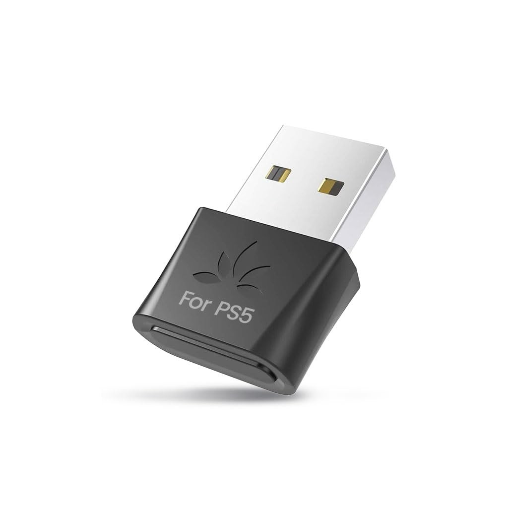Avantree DG80 Gaming Adattatore Dongle USB Bluetooth 5.3 per PS5 e Console da