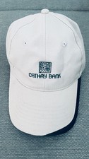 CATHAY BANK Baseball Hat Tan & Green Never Worn Chinese American Bank LA Based