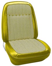 1969 Camaro Black And Yellow Houndstooth With Yellow Front Bucket Seat 1969 Camaro Black And Yellow Houndstooth With Yellow Front Bucket Seat