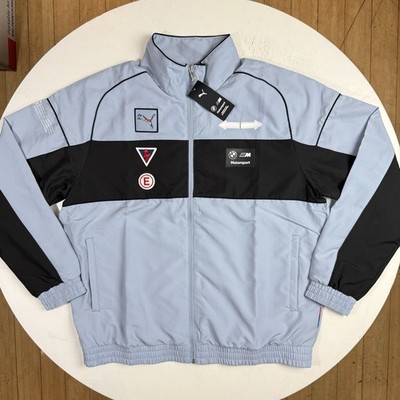 Puma BMW Motorsport Men XL Blue Wash SDS 2.0 BADGE Full Zip Jacket