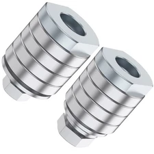 2Pcs M10+M14 Angle Grinder To Grooving Machine Adapter Angle Grinder Polisher