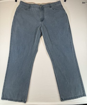 RedHead Men s Pants Blue Classic Fit 42x32 Adjusted Inseam Stretch Cotton