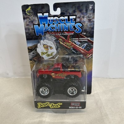 Rare* Muscle Machines Bear Foot Monster Truck 1:64 Diecast New