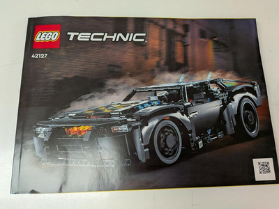 Lego Bauanleitung BA 42127 Technic Batman Batmobile NEU