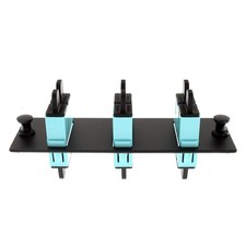 PANDUIT FAP3WAQDSC MULTIMODE 3-PORT DUPLEX SV FIBER OPTIC ADAPTER PANEL