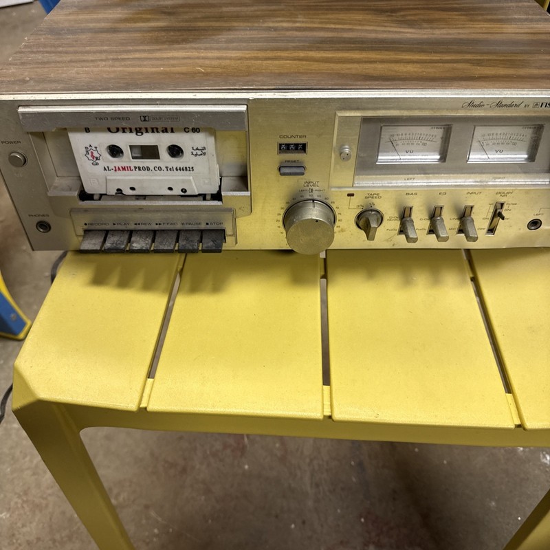 Vintage Fisher CR-4016M (2 Speed) Stereo Cassette Deck. Dolby NR CrO2 Metal. TLC
