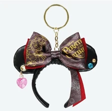 Tokyo Disney Resort Minnie Ear Headband Pirates of Caribbean Keychain 【US STOCK】