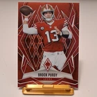 2025 Panini Phoenix Football Red Lazer Brock Purdy #33