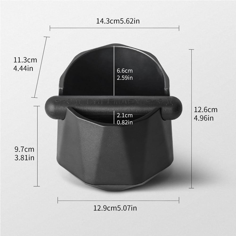 Coffee Knock Box Espresso Grounds - CAFEMASY Home Use Epsresso Black 
