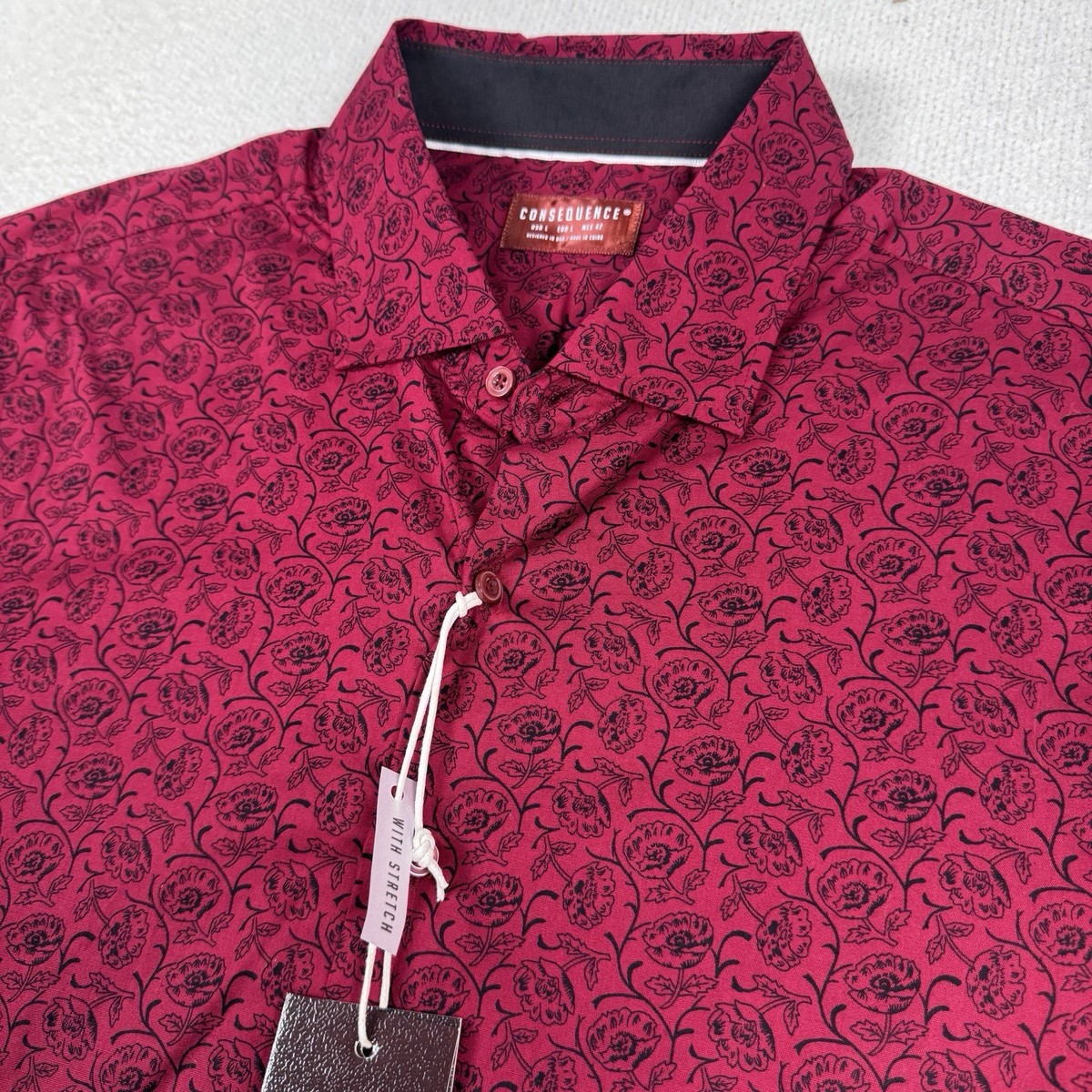 strapless open back dress 2000s Versace Red Floral Royal Shirt  Dolce Vita Hub