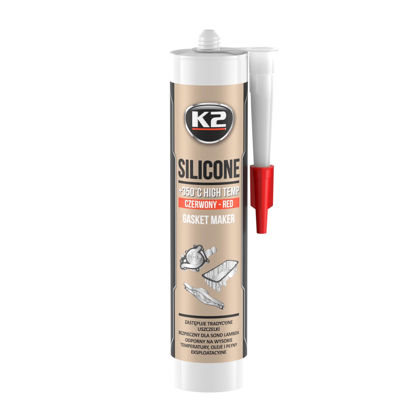 Silicone haute température +350°C anti fuite fumée pour joint insert
