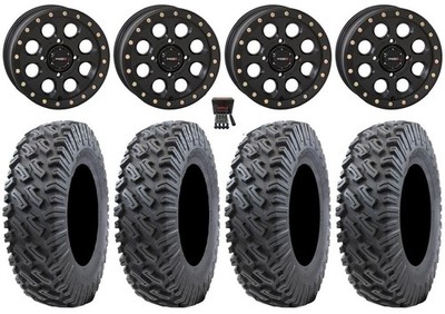 System 3 SB-7 15'' Wheels Bk (5+2) 33'' Dirt Commander 2.0 Tires Can-Am Defender