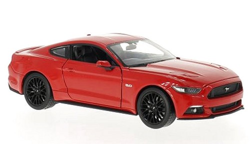 FORD Mustang GT - 2015 - red - WELLY 1:24 - Picture 6 of 6