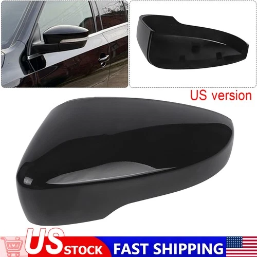Left Side Mirror Cover Cap Black W/ Signal For Jetta 2011-2018 Beetle 2012-2019