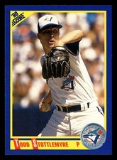 Todd Stottlemyre 1990 Score #554 Toronto Blue Jays BASEBALL *112