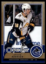 2008-09 O-Pee-Chee #449 Steve Bernier Vancouver Canucks Hockey Card