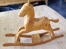 Cheval à Bascule - Bois sculpté - DIY - Décoration - Cadeau - Personnalisation -