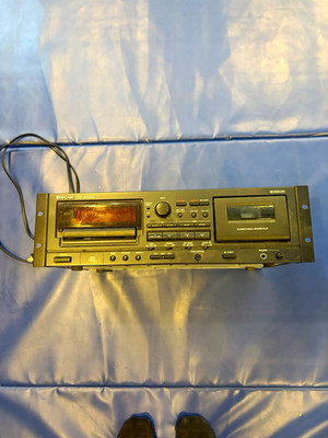 TASCAM CD-A500 CD Player/Recorder w/ Cassette Deck, Black, RCA In/Out