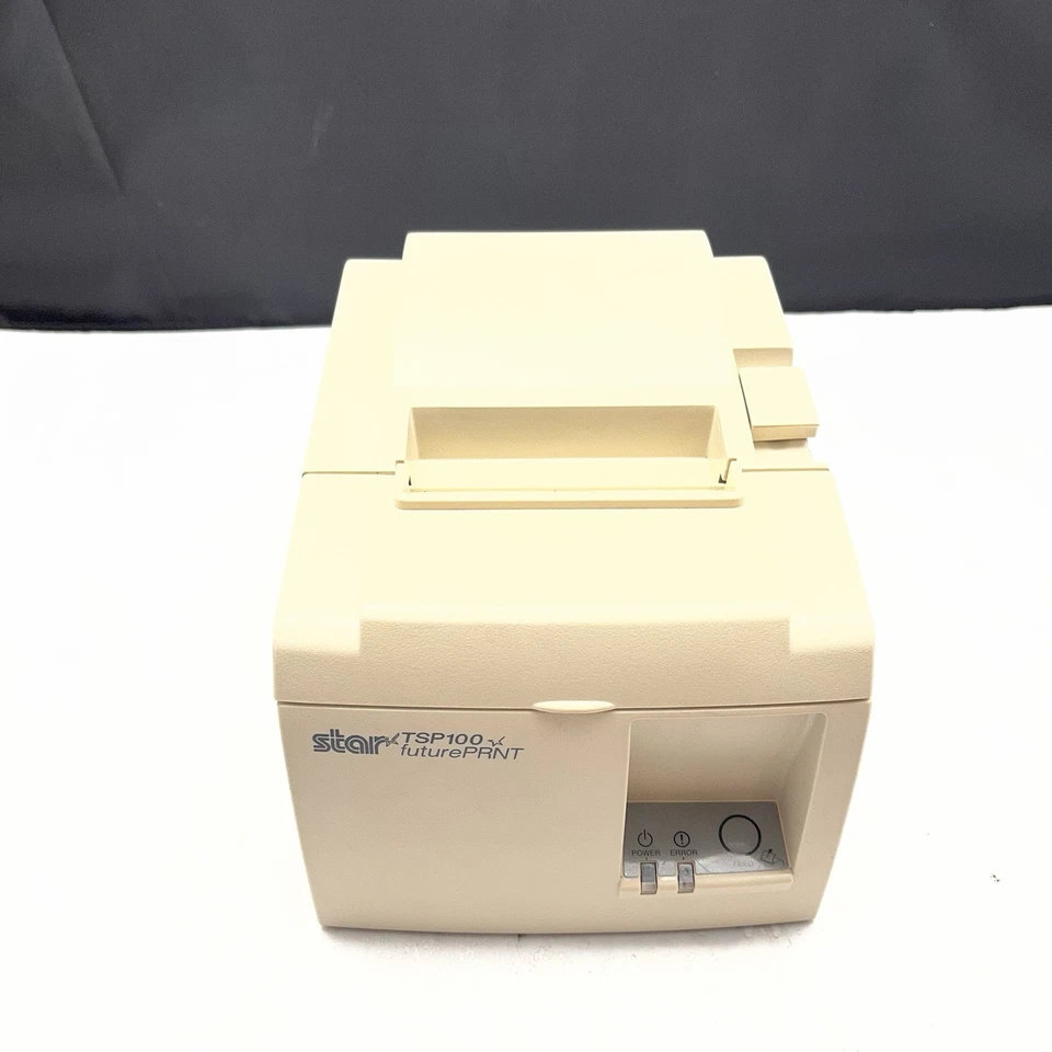 Off White Star Micronics TSP100 futurePRNT 143U POS Receipt Printer USB - Image 3 of 4