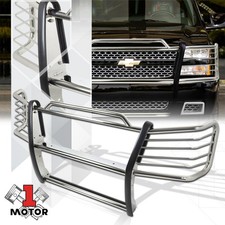 Stainless Steel Grillebrushheadlight Guard For 03-07 Silverado 1500 Hd2500