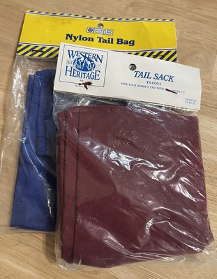 2 Nylon Horse Tail Bags, Never used