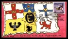 Mayfairstamps US FDC Australia Bicentennial Flag Hand Painted First Day Cover aa