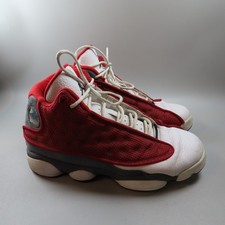 Nike Air Jordan Retro 13 GS Red Flint 884129-600 Size 6Y 7.5 In Women