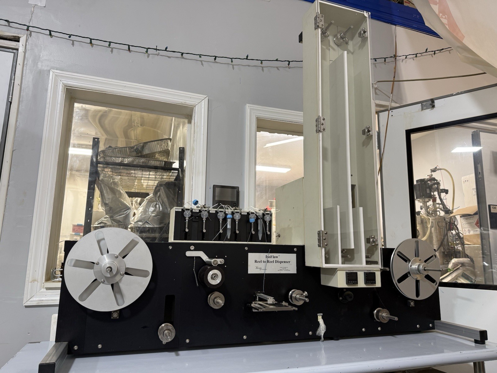 Iso Flow Reel to Reel Reagent Dispenser Machine Lateral Flow Assay ...