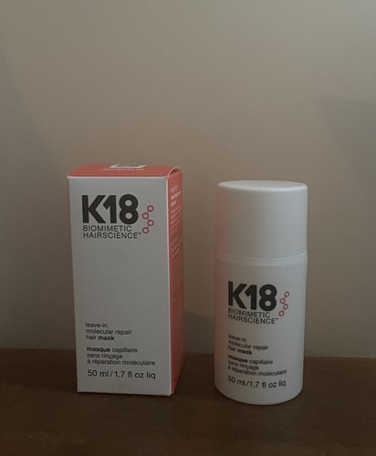 K18 Biommetic Hairscience Leave-In Molecular Repair Haarmaske 50ml Neu in OVP